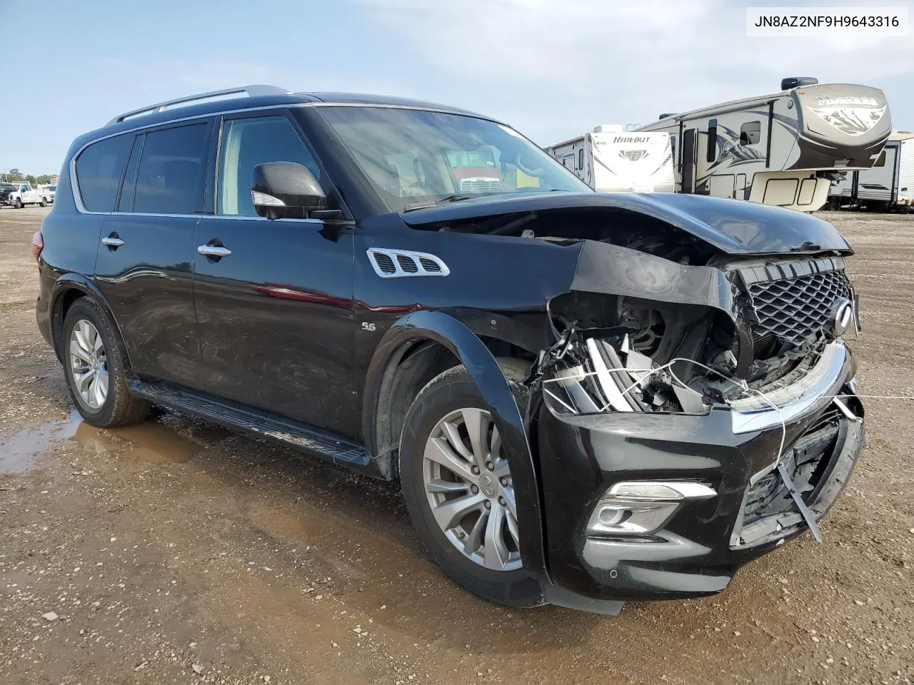 2017 Infiniti Qx80 Base VIN: JN8AZ2NF9H9643316 Lot: 79645364