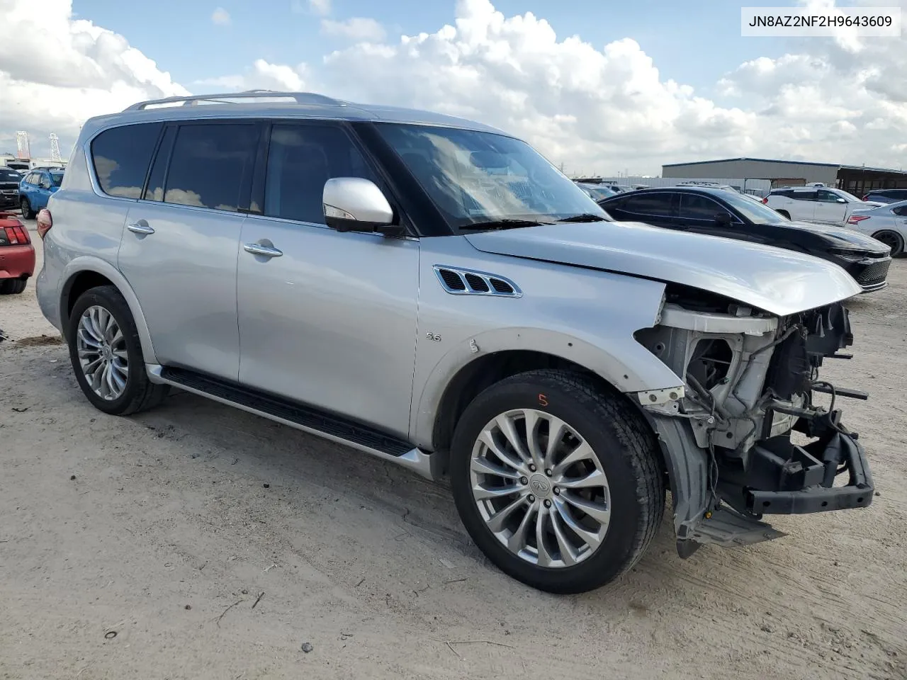 2017 Infiniti Qx80 Base VIN: JN8AZ2NF2H9643609 Lot: 80254734