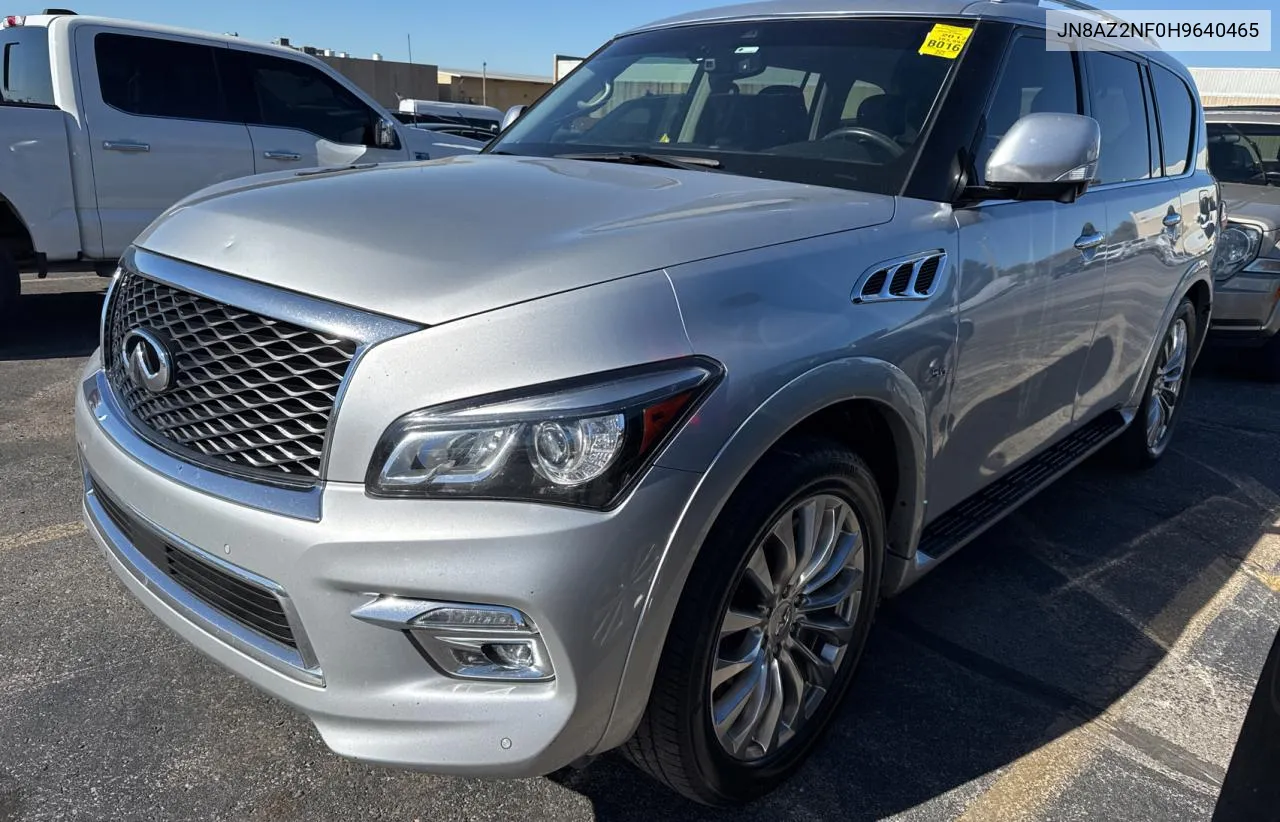 2017 Infiniti Qx80 Base VIN: JN8AZ2NF0H9640465 Lot: 81319174