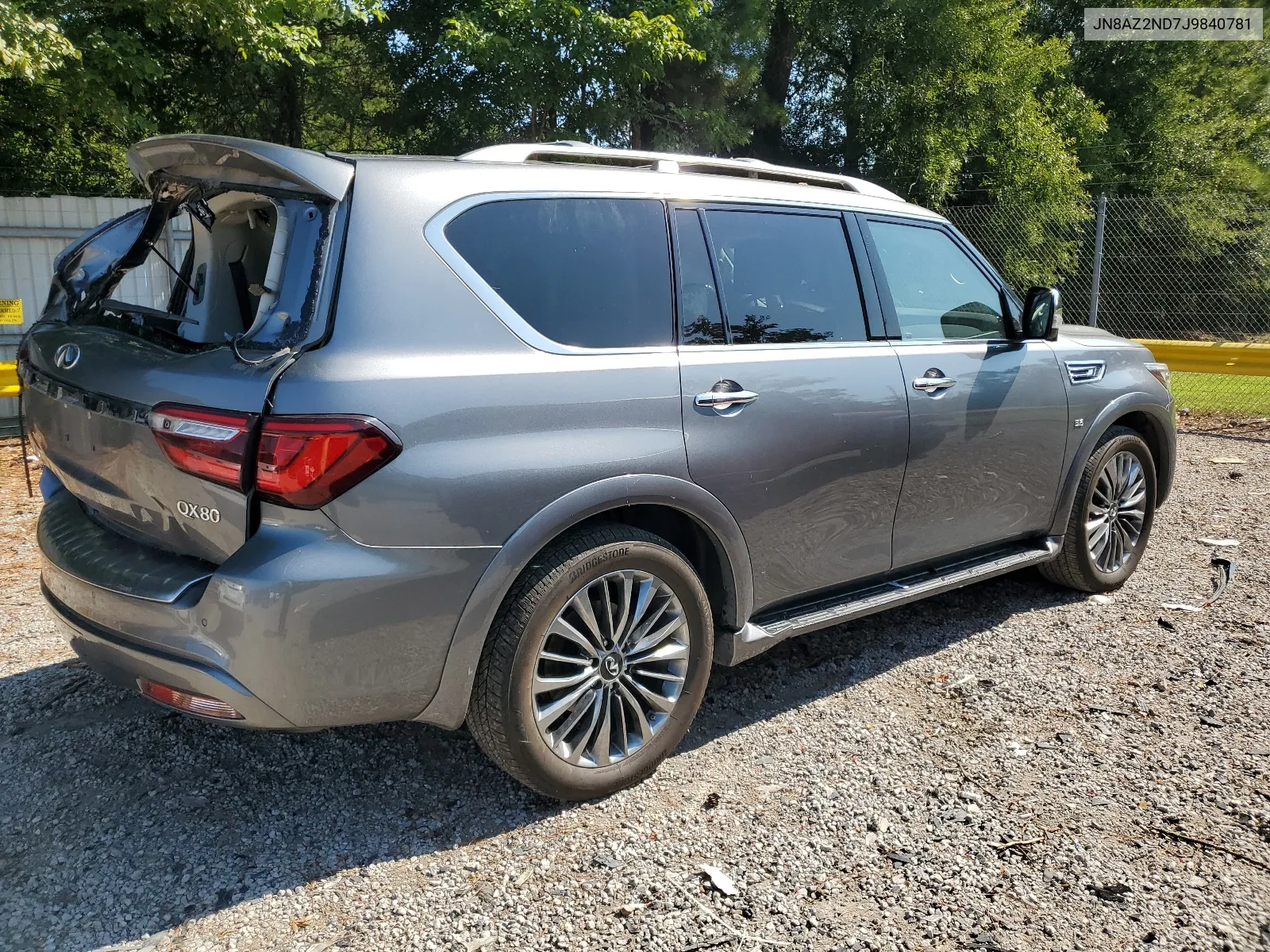 2018 Infiniti Qx80 Base VIN: JN8AZ2ND7J9840781 Lot: 66780154