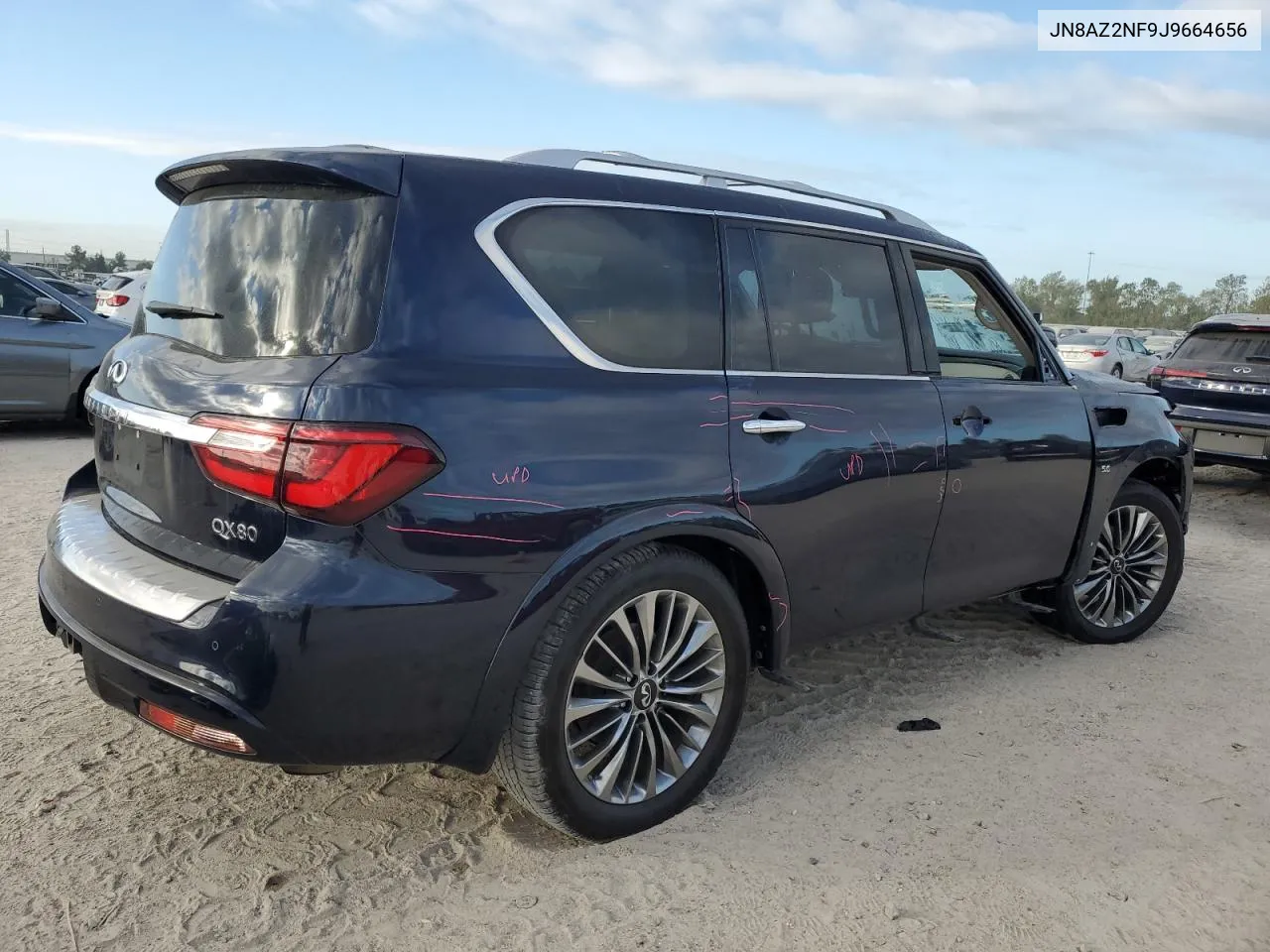 2018 Infiniti Qx80 Base VIN: JN8AZ2NF9J9664656 Lot: 74066504