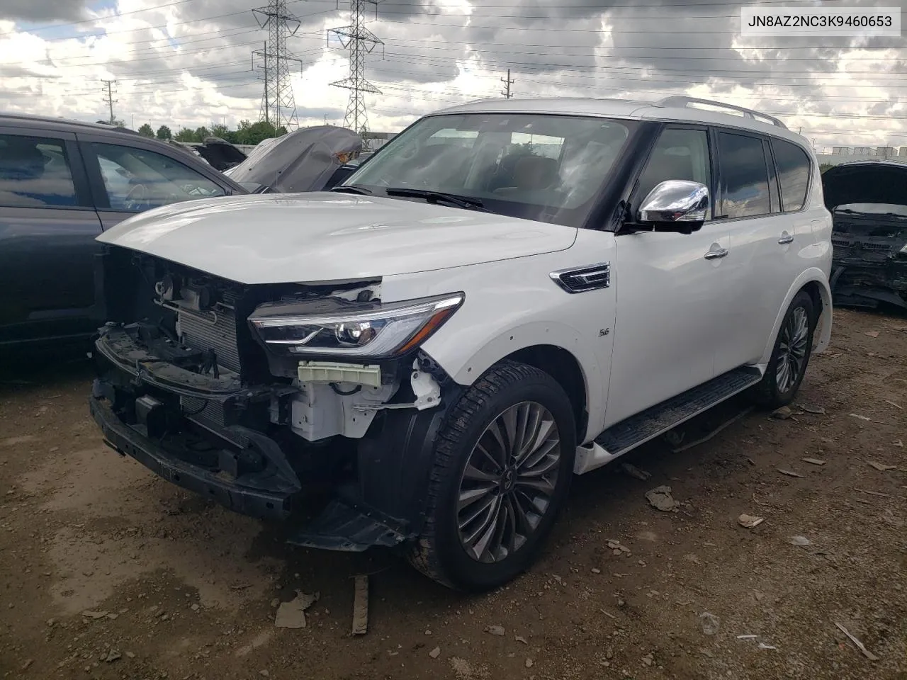 2019 Infiniti Qx80 Luxe VIN: JN8AZ2NC3K9460653 Lot: 53762604