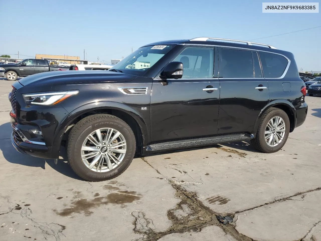 2019 Infiniti Qx80 Luxe VIN: JN8AZ2NF9K9683385 Lot: 62363624