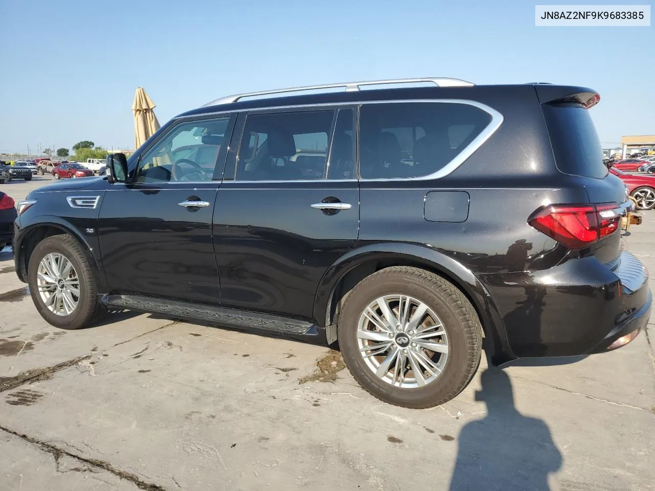 2019 Infiniti Qx80 Luxe VIN: JN8AZ2NF9K9683385 Lot: 62363624