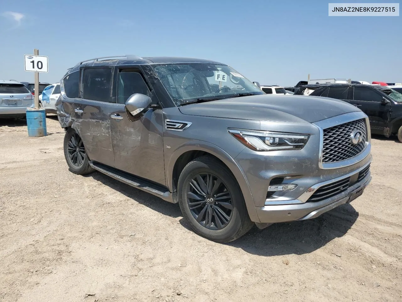 2019 Infiniti Qx80 Luxe VIN: JN8AZ2NE8K9227515 Lot: 66357654