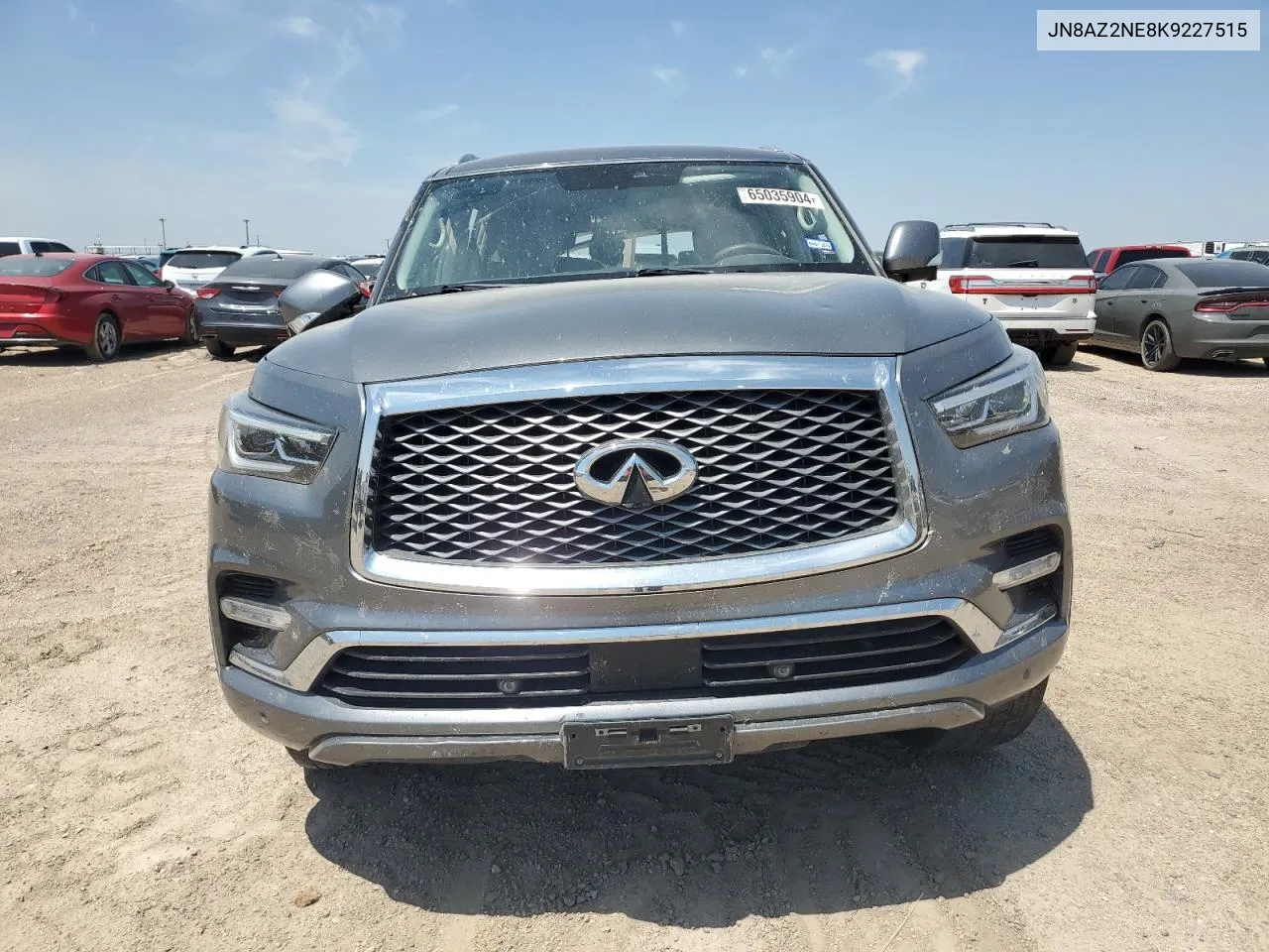 2019 Infiniti Qx80 Luxe VIN: JN8AZ2NE8K9227515 Lot: 66357654