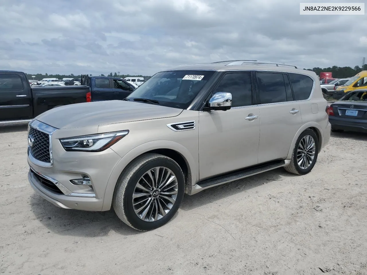 2019 Infiniti Qx80 Luxe VIN: JN8AZ2NE2K9229566 Lot: 71170974