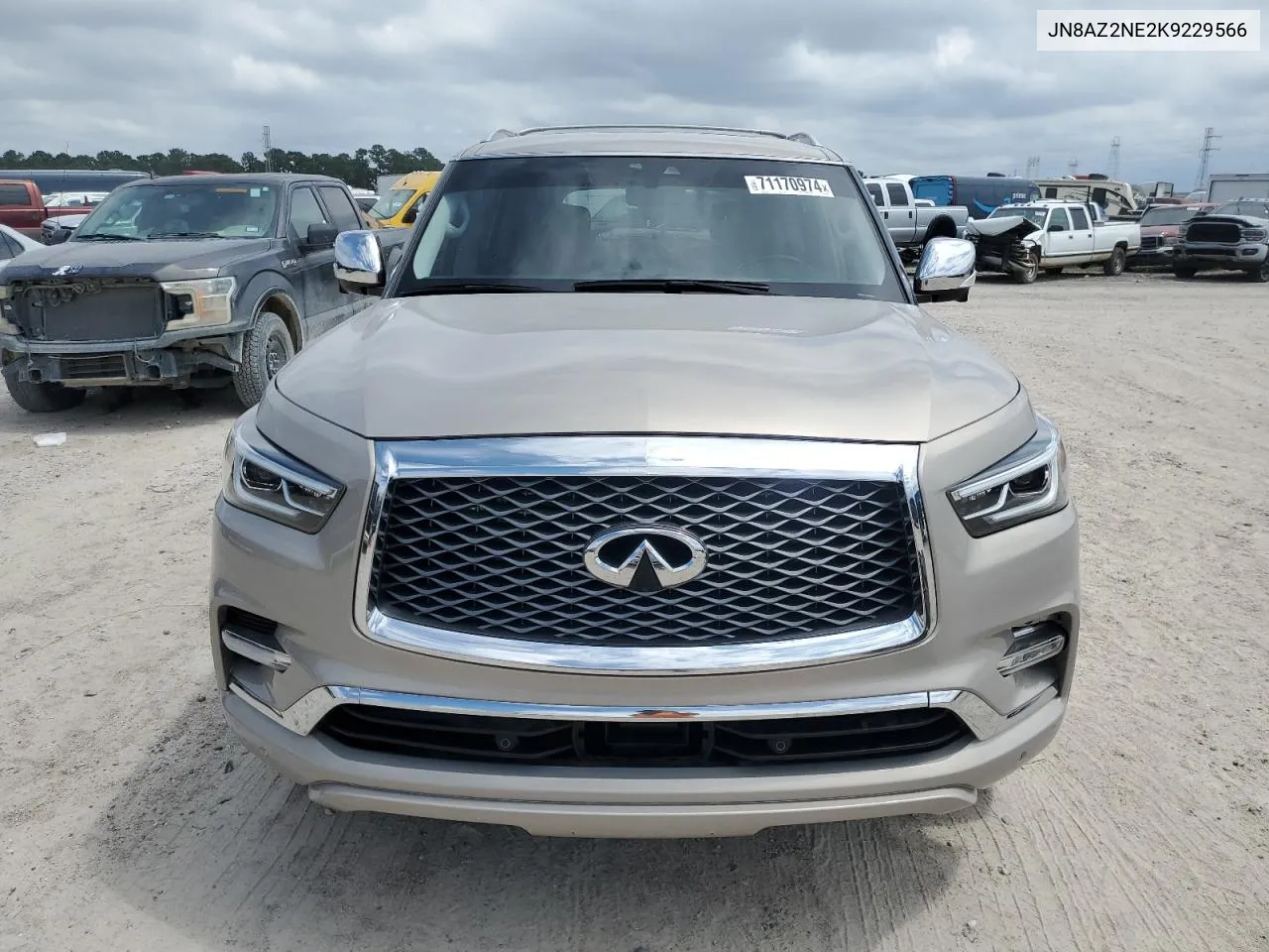 2019 Infiniti Qx80 Luxe VIN: JN8AZ2NE2K9229566 Lot: 71170974