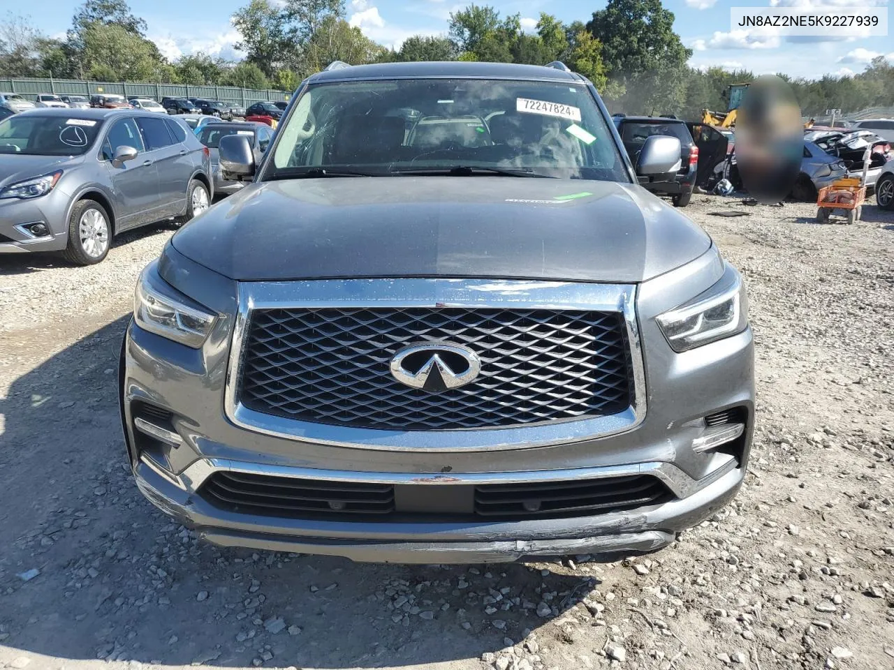 2019 Infiniti Qx80 Luxe VIN: JN8AZ2NE5K9227939 Lot: 72247824