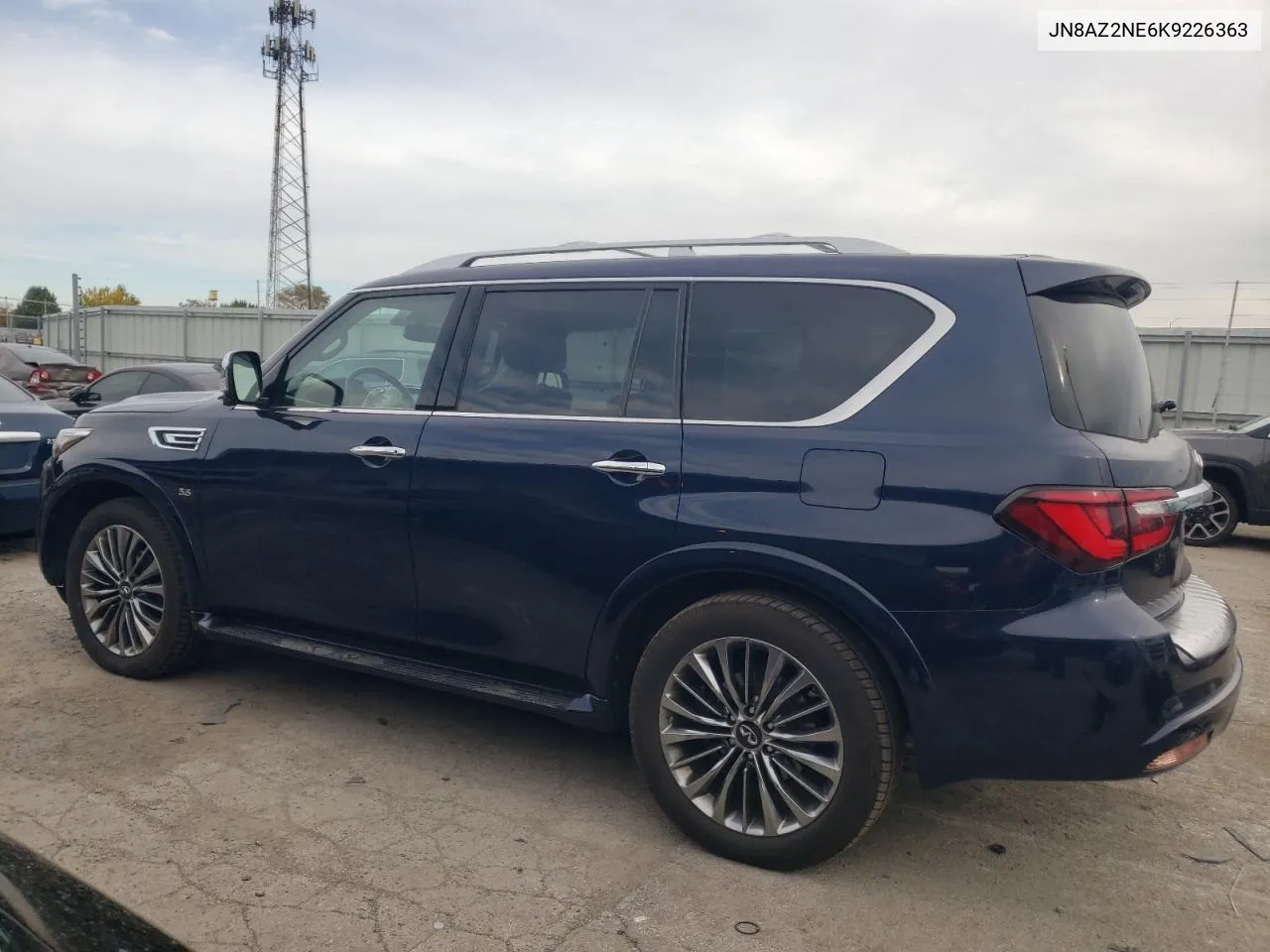 2019 Infiniti Qx80 Luxe VIN: JN8AZ2NE6K9226363 Lot: 77235314