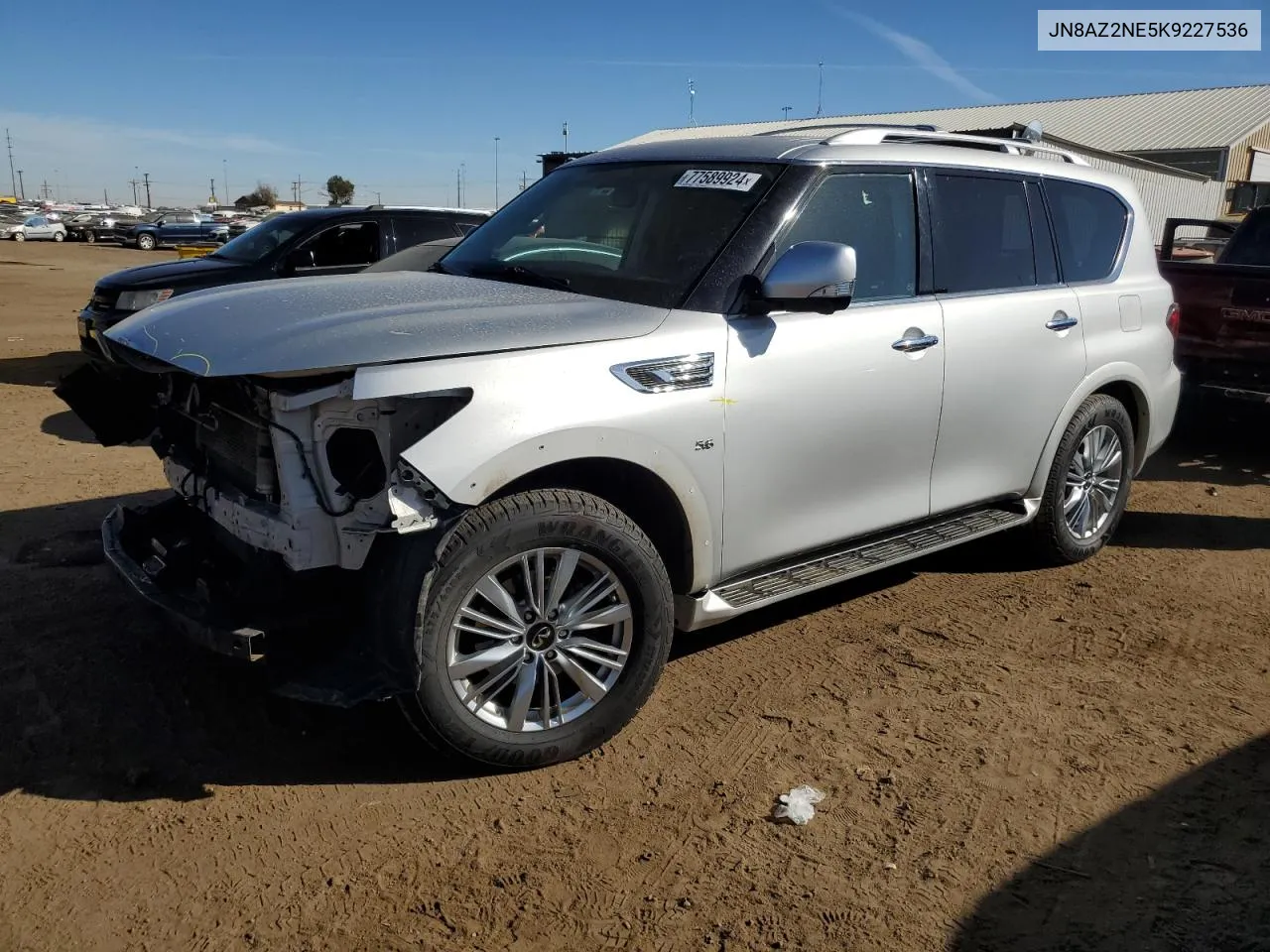 2019 Infiniti Qx80 Luxe VIN: JN8AZ2NE5K9227536 Lot: 77589924