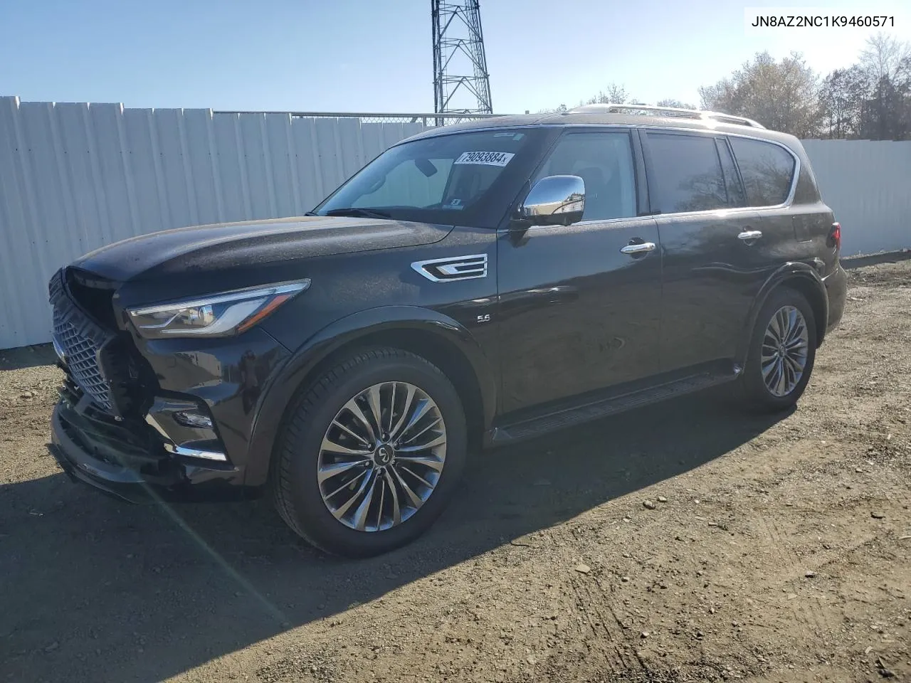 2019 Infiniti Qx80 Luxe VIN: JN8AZ2NC1K9460571 Lot: 79093884