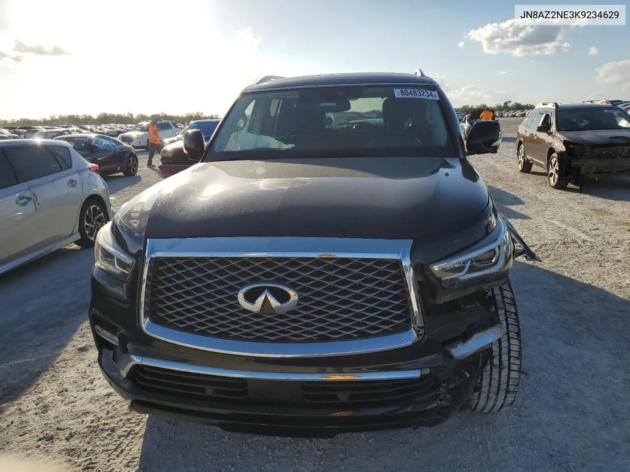 2019 Infiniti Qx80 Luxe VIN: JN8AZ2NE3K9234629 Lot: 80483234