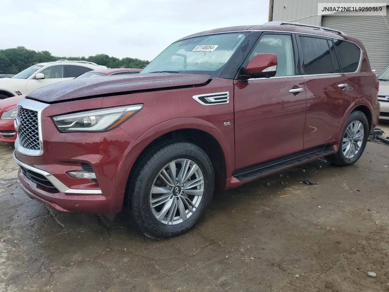 2020 Infiniti Qx80 Luxe VIN: JN8AZ2NE1L9250569 Lot: 61146054