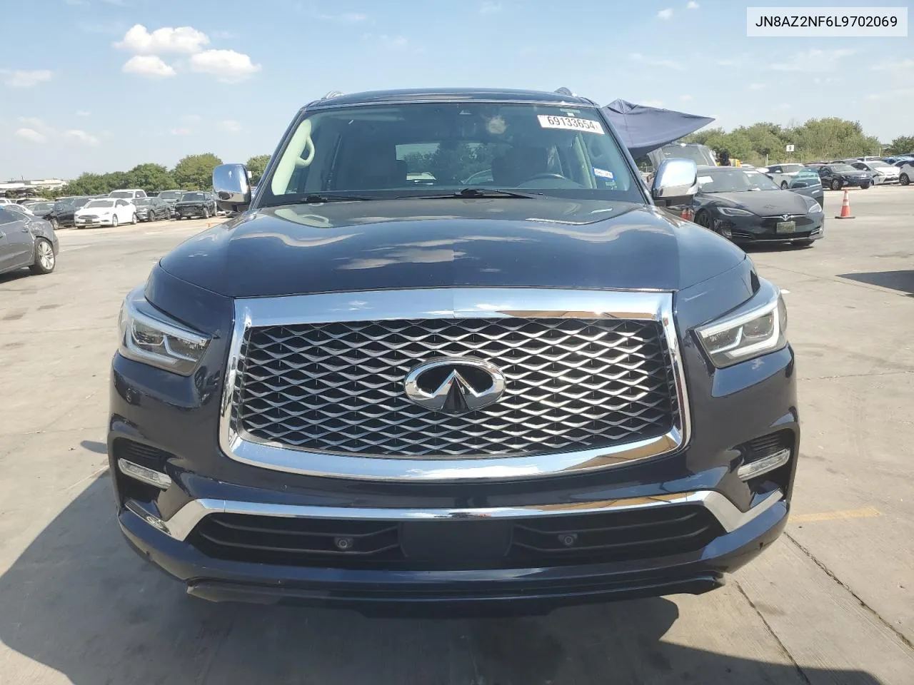 2020 Infiniti Qx80 Luxe VIN: JN8AZ2NF6L9702069 Lot: 69133654