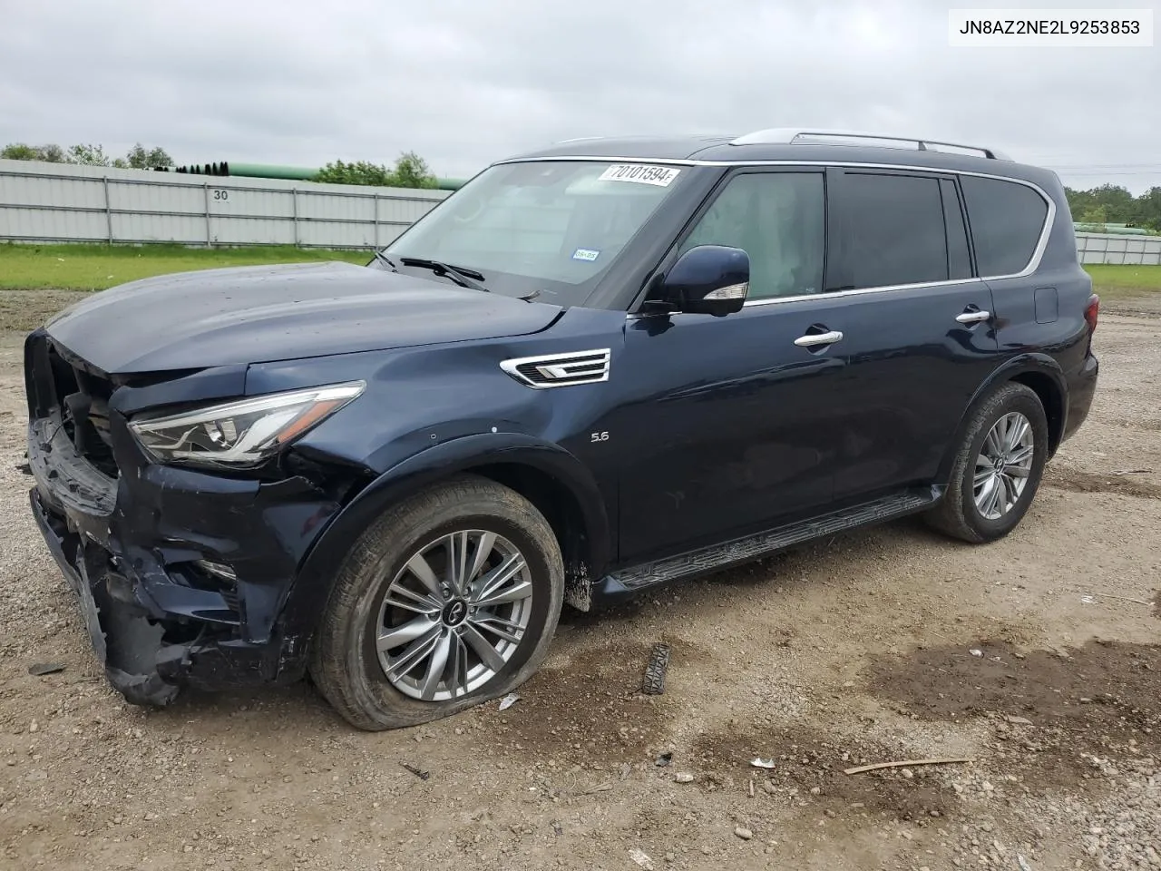 2020 Infiniti Qx80 Luxe VIN: JN8AZ2NE2L9253853 Lot: 70101594