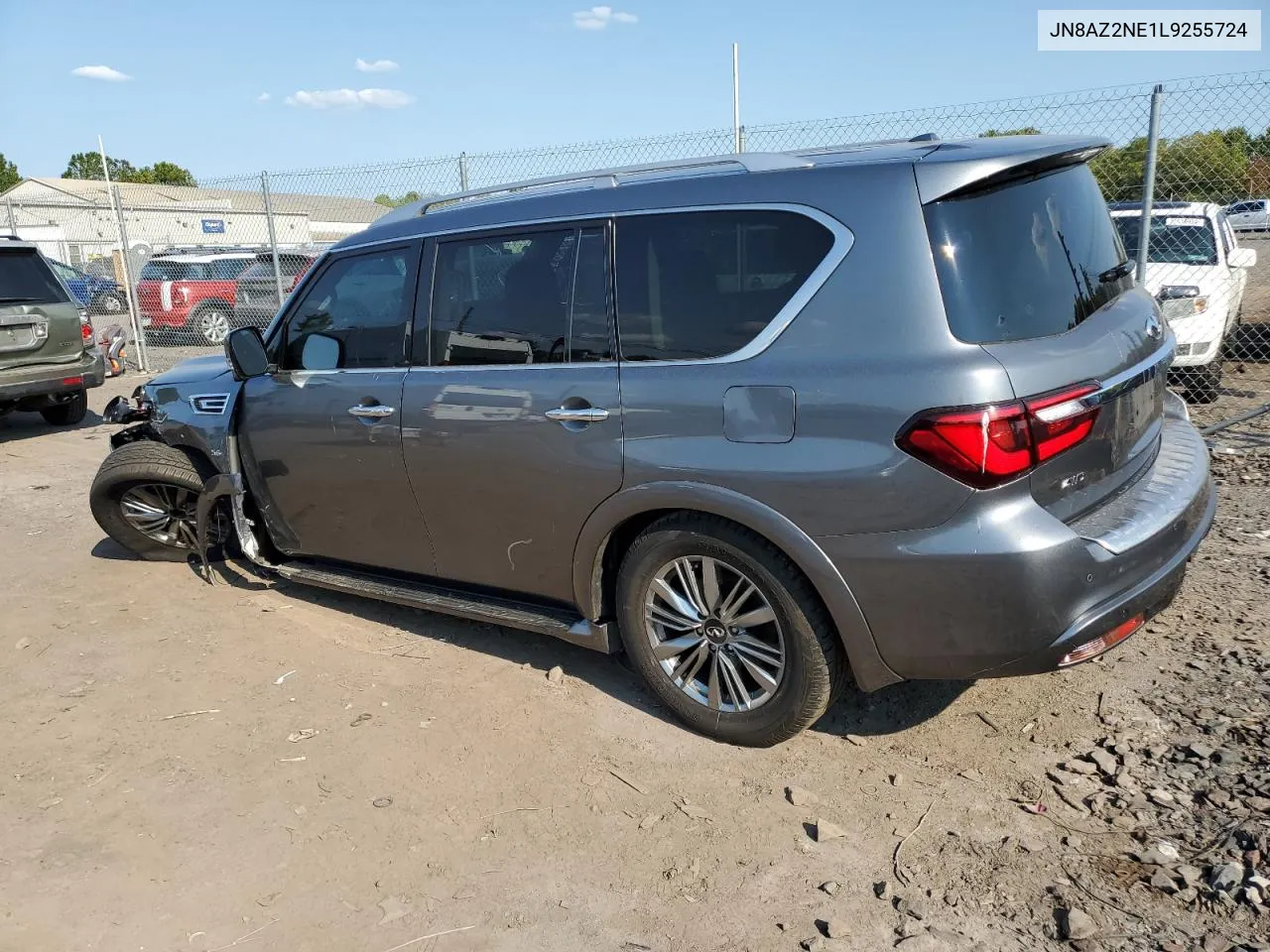 2020 Infiniti Qx80 Luxe VIN: JN8AZ2NE1L9255724 Lot: 70949054