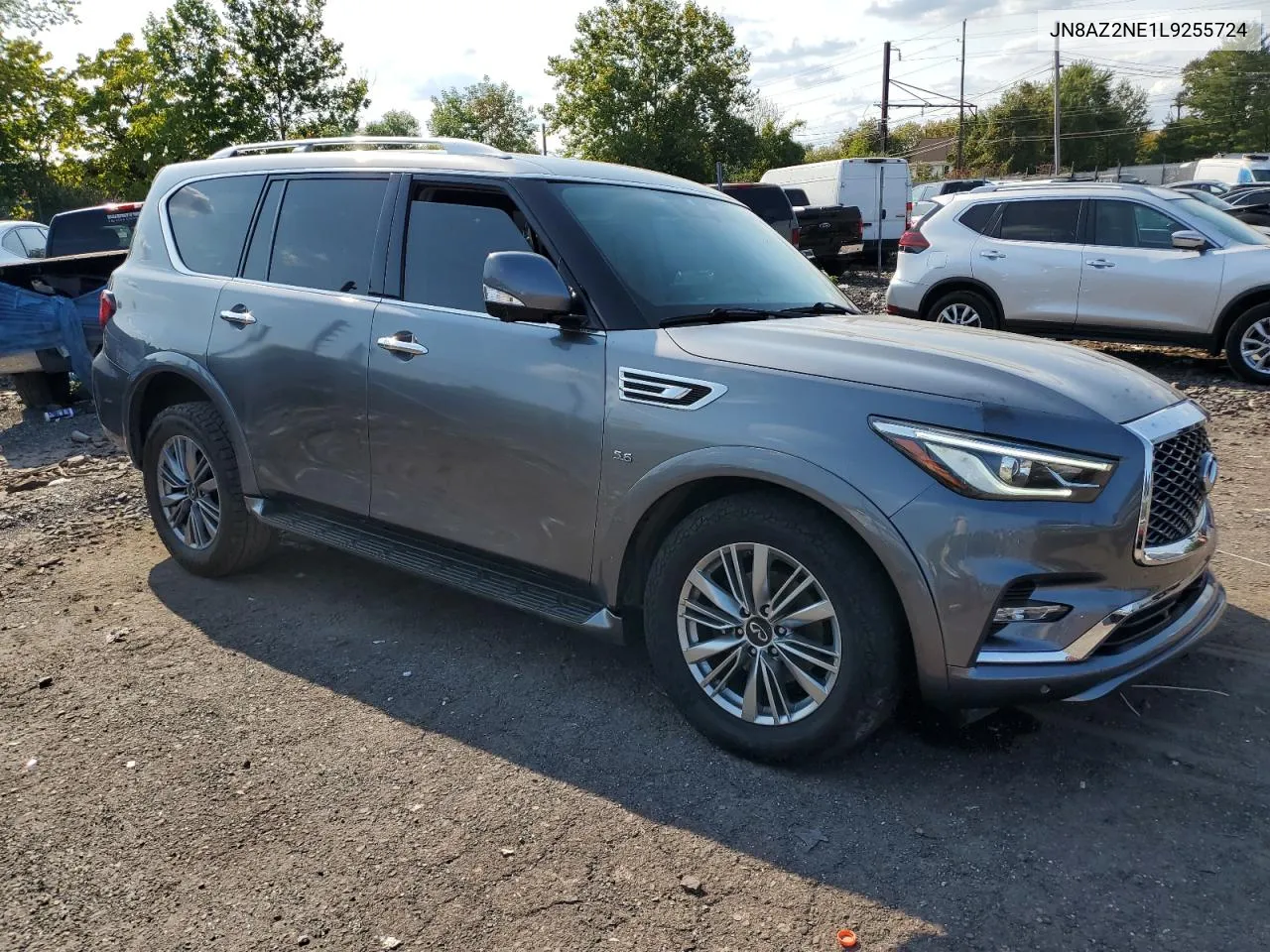 2020 Infiniti Qx80 Luxe VIN: JN8AZ2NE1L9255724 Lot: 70949054