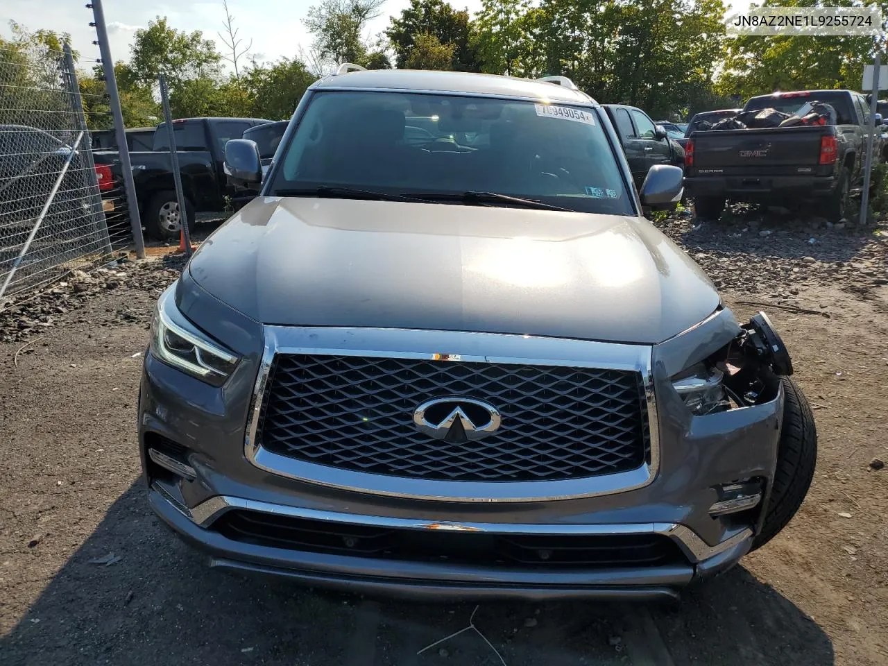 2020 Infiniti Qx80 Luxe VIN: JN8AZ2NE1L9255724 Lot: 70949054