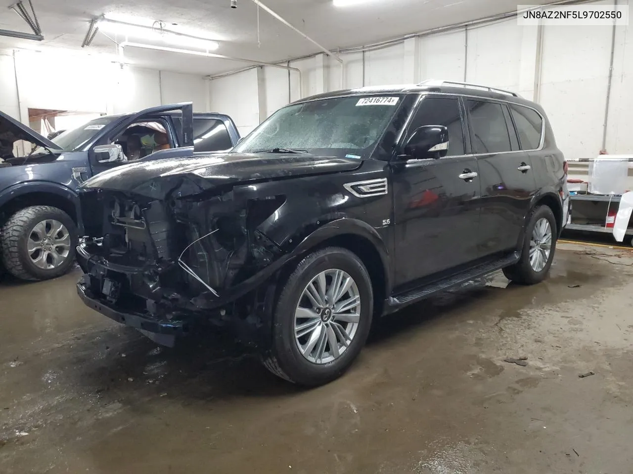 2020 Infiniti Qx80 Luxe VIN: JN8AZ2NF5L9702550 Lot: 72416774