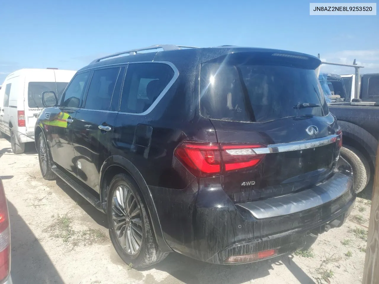 2020 Infiniti Qx80 Luxe VIN: JN8AZ2NE8L9253520 Lot: 74026634