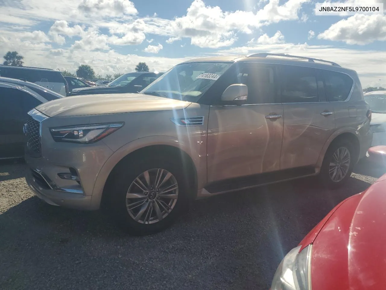 2020 Infiniti Qx80 Luxe VIN: JN8AZ2NF5L9700104 Lot: 74183244