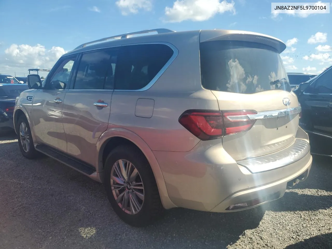 2020 Infiniti Qx80 Luxe VIN: JN8AZ2NF5L9700104 Lot: 74183244