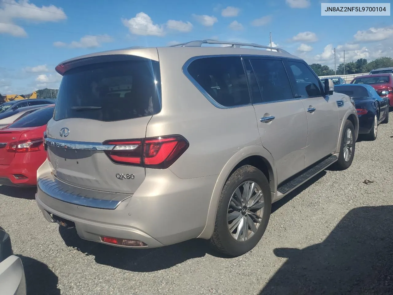 2020 Infiniti Qx80 Luxe VIN: JN8AZ2NF5L9700104 Lot: 74183244