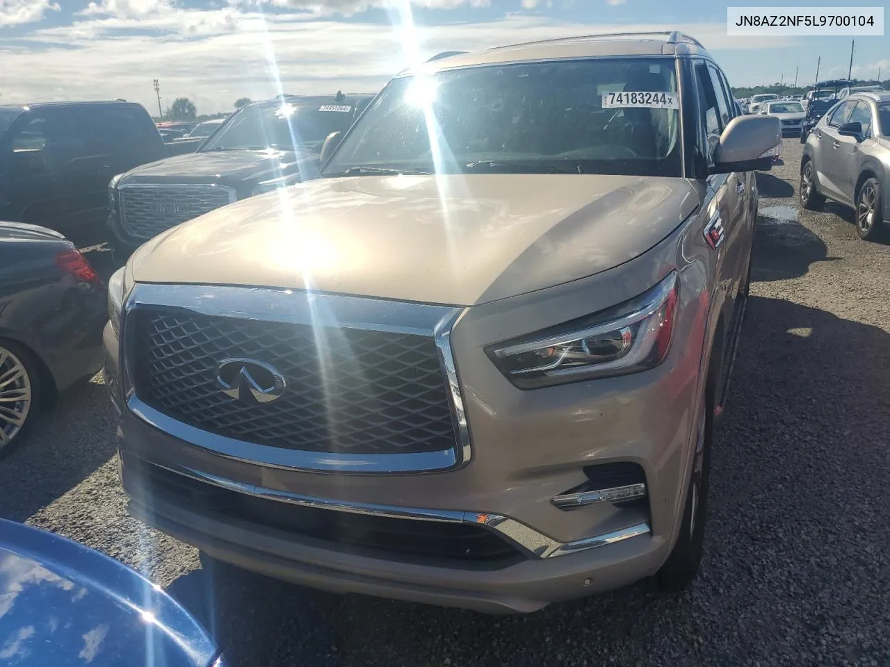 2020 Infiniti Qx80 Luxe VIN: JN8AZ2NF5L9700104 Lot: 74183244