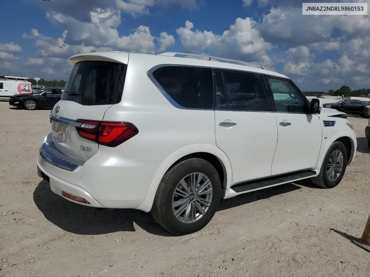 2020 Infiniti Qx80 Luxe VIN: JN8AZ2ND8L9860153 Lot: 78272674