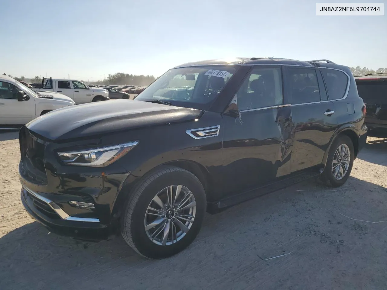 2020 Infiniti Qx80 Luxe VIN: JN8AZ2NF6L9704744 Lot: 80710184