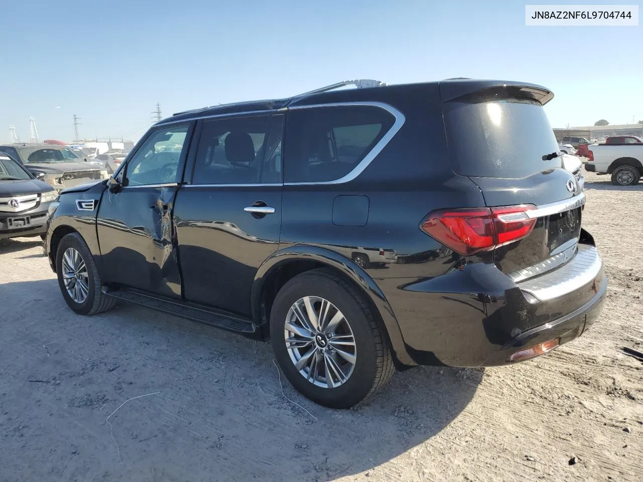 2020 Infiniti Qx80 Luxe VIN: JN8AZ2NF6L9704744 Lot: 80710184