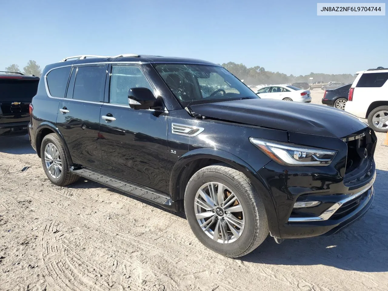 2020 Infiniti Qx80 Luxe VIN: JN8AZ2NF6L9704744 Lot: 80710184