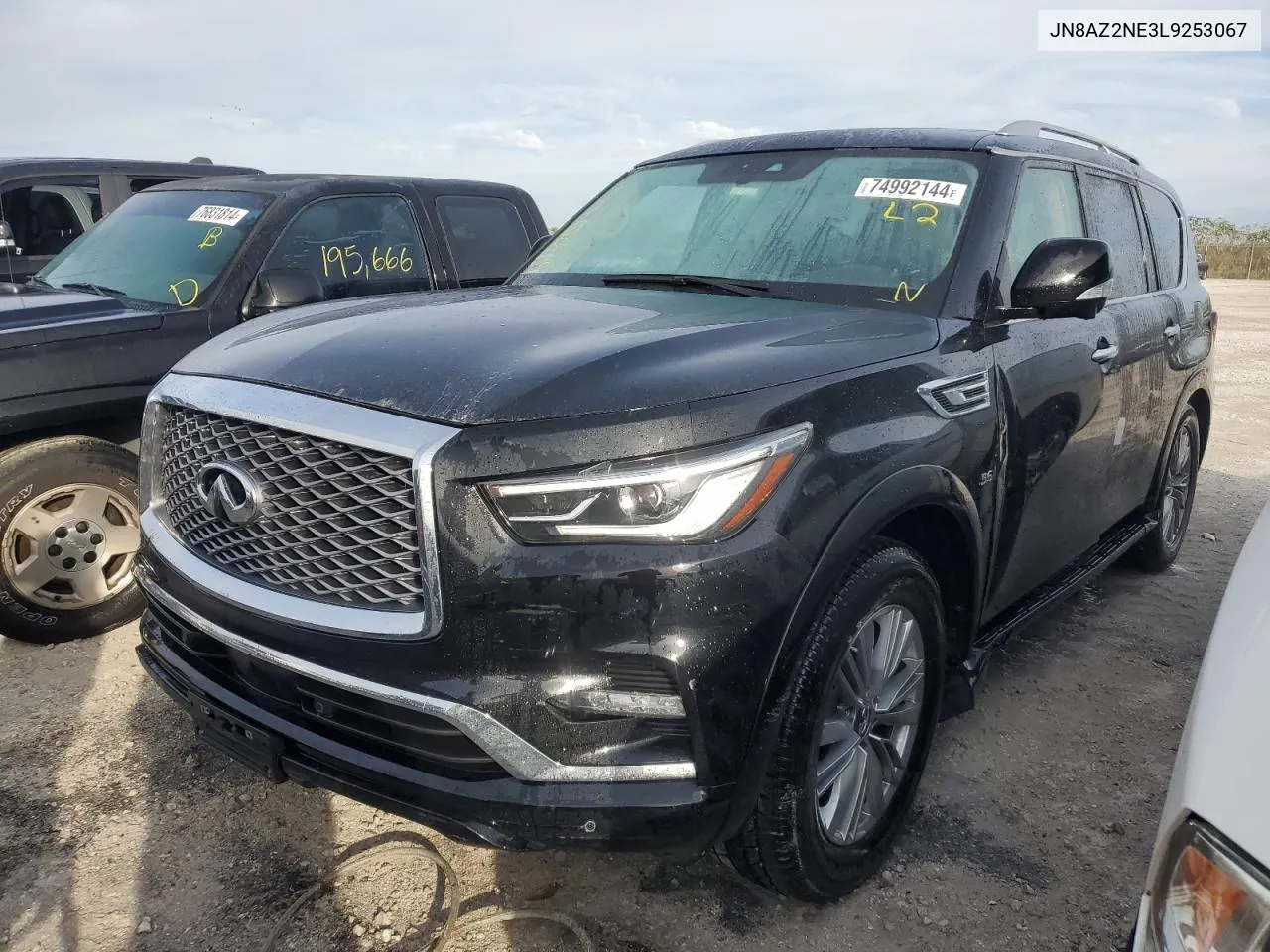 2020 Infiniti Qx80 Luxe VIN: JN8AZ2NE3L9253067 Lot: 82033214