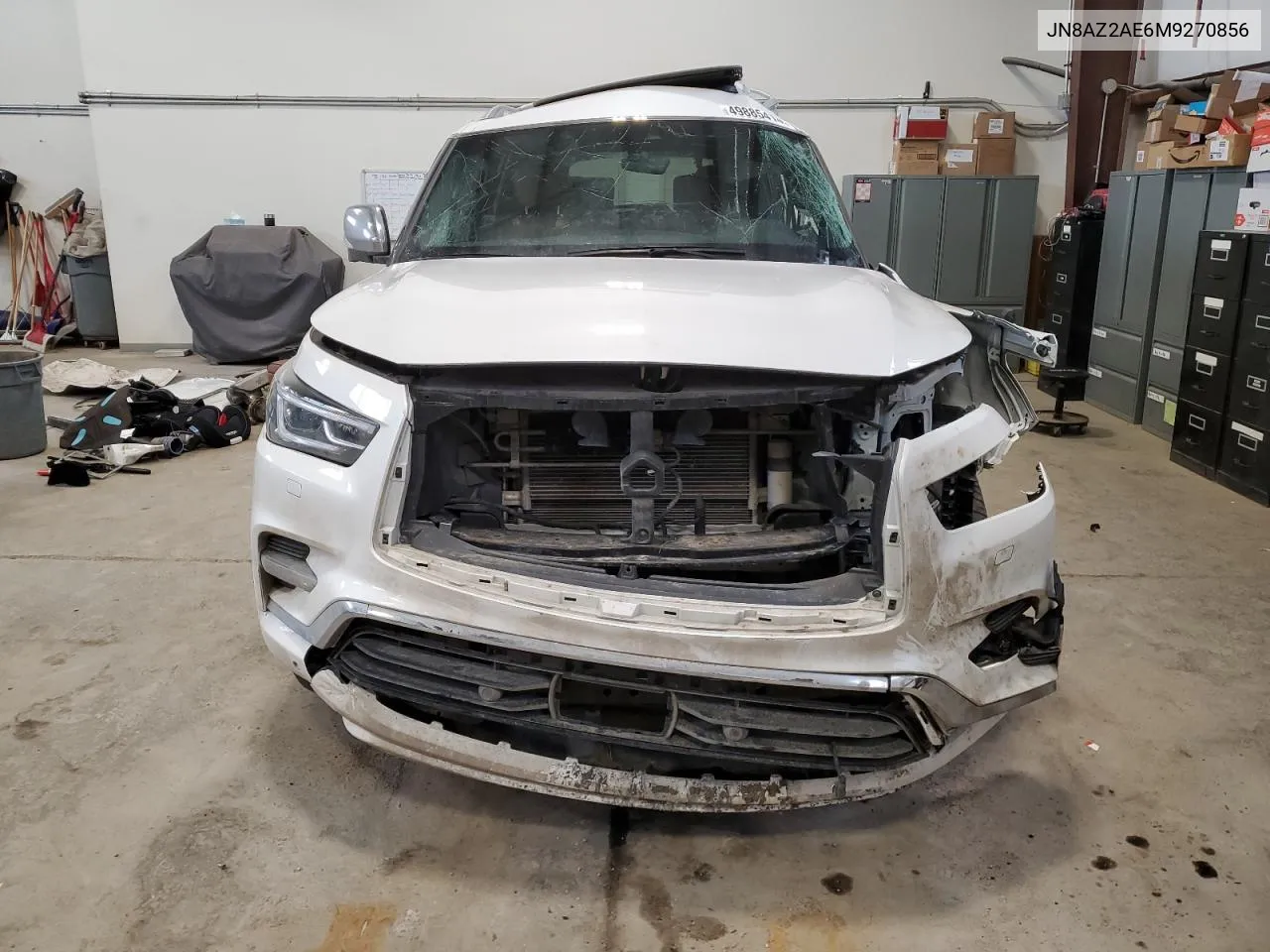 2021 Infiniti Qx80 Luxe VIN: JN8AZ2AE6M9270856 Lot: 49885414