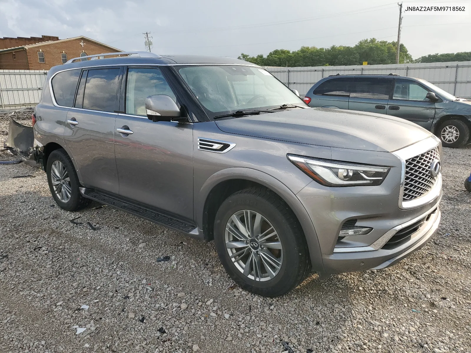 2021 Infiniti Qx80 Luxe VIN: JN8AZ2AF5M9718562 Lot: 65217514