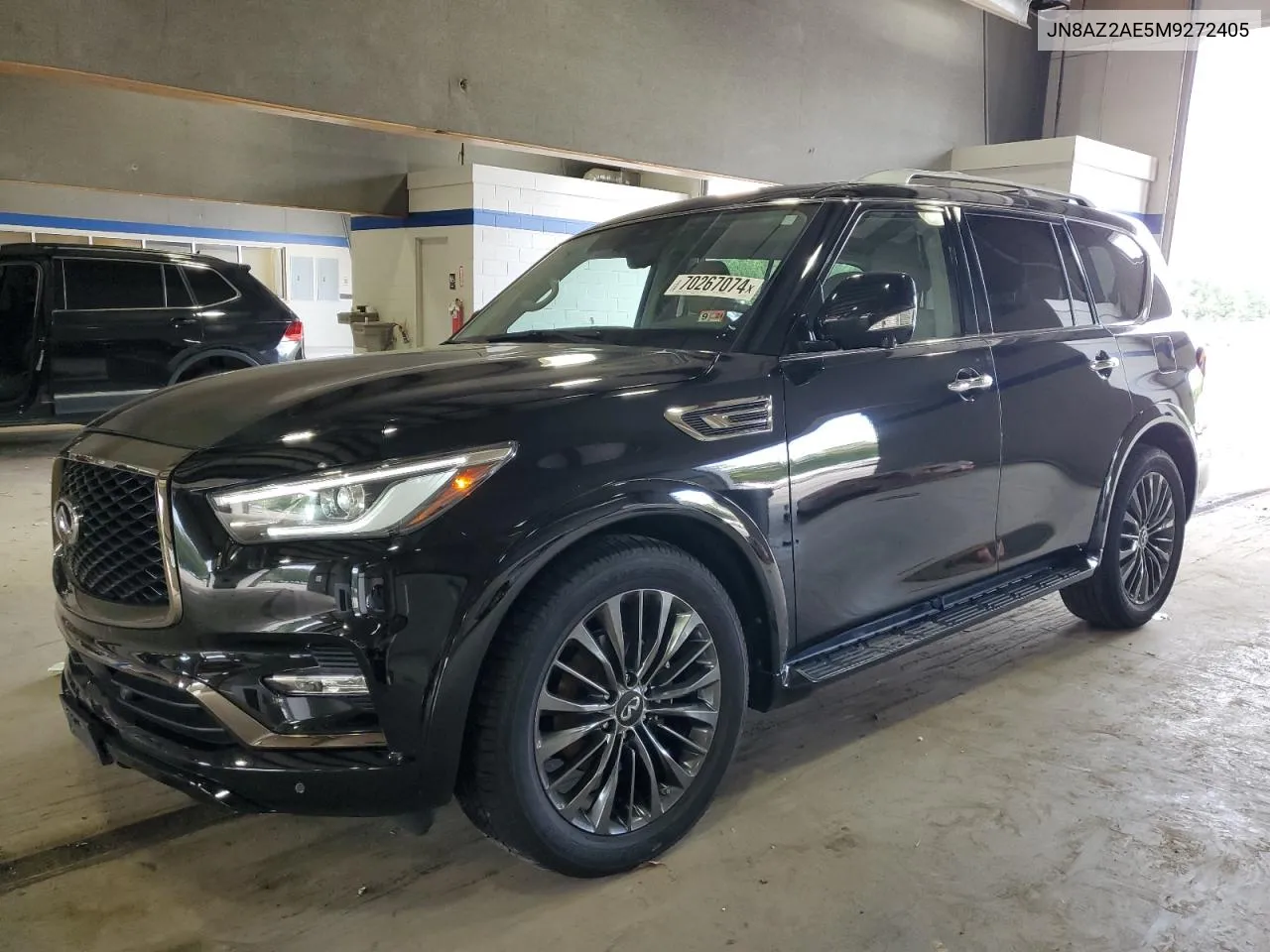 2021 Infiniti Qx80 Luxe VIN: JN8AZ2AE5M9272405 Lot: 70267074