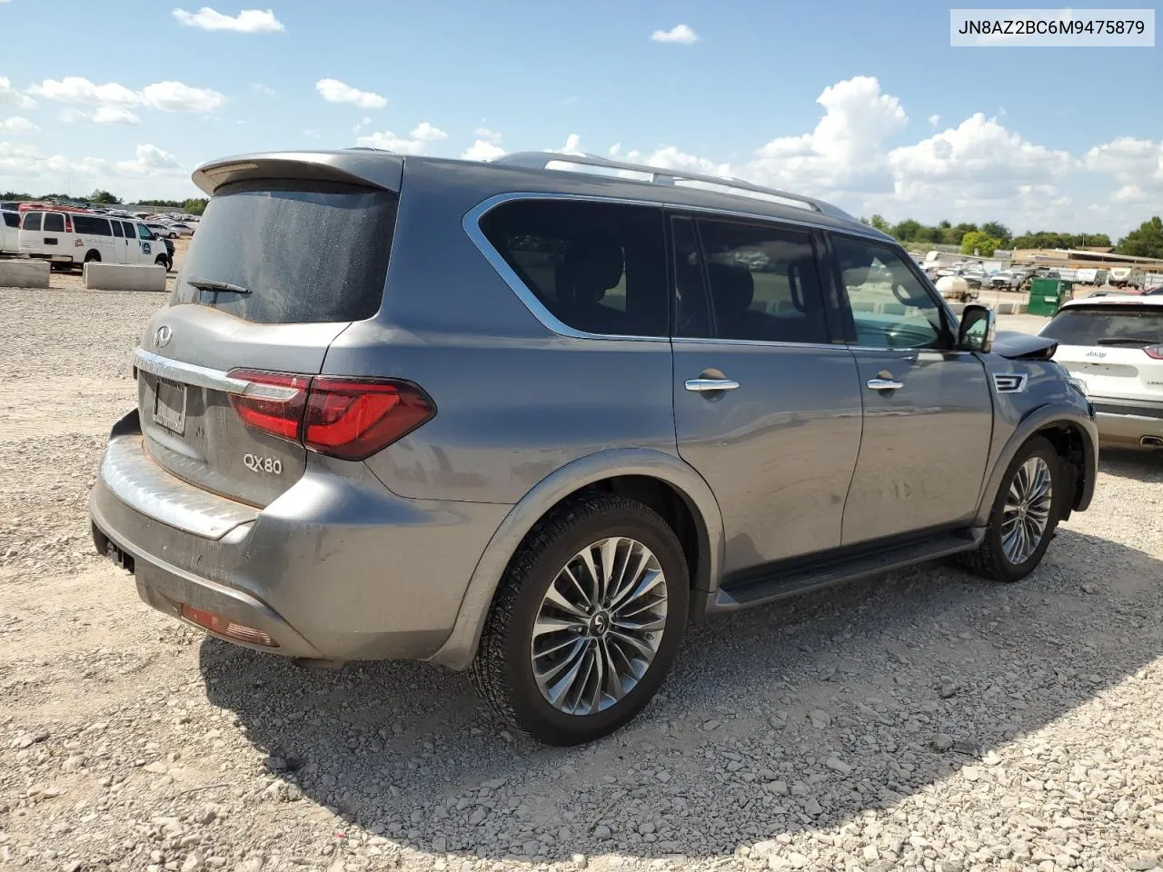 2021 Infiniti Qx80 Sensory VIN: JN8AZ2BC6M9475879 Lot: 70437604