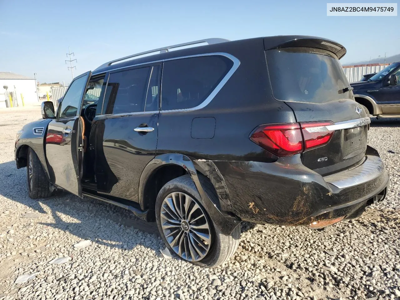 2021 Infiniti Qx80 Sensory VIN: JN8AZ2BC4M9475749 Lot: 71828584