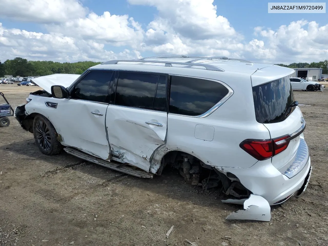 2021 Infiniti Qx80 Luxe VIN: JN8AZ2AF1M9720499 Lot: 71835104