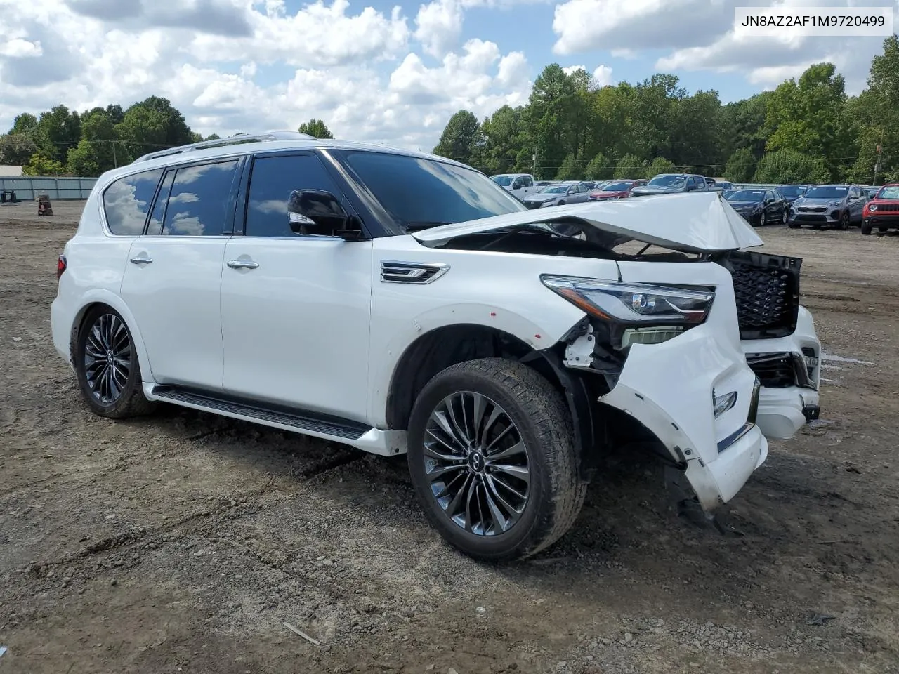 2021 Infiniti Qx80 Luxe VIN: JN8AZ2AF1M9720499 Lot: 71835104