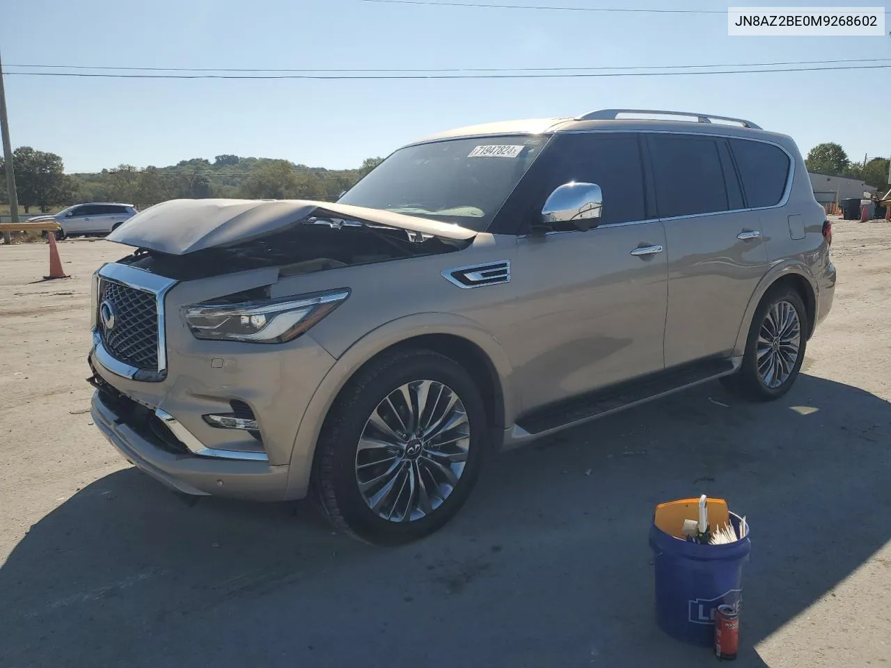 2021 Infiniti Qx80 Sensory VIN: JN8AZ2BE0M9268602 Lot: 71947824