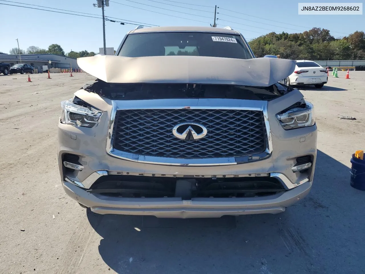 2021 Infiniti Qx80 Sensory VIN: JN8AZ2BE0M9268602 Lot: 71947824