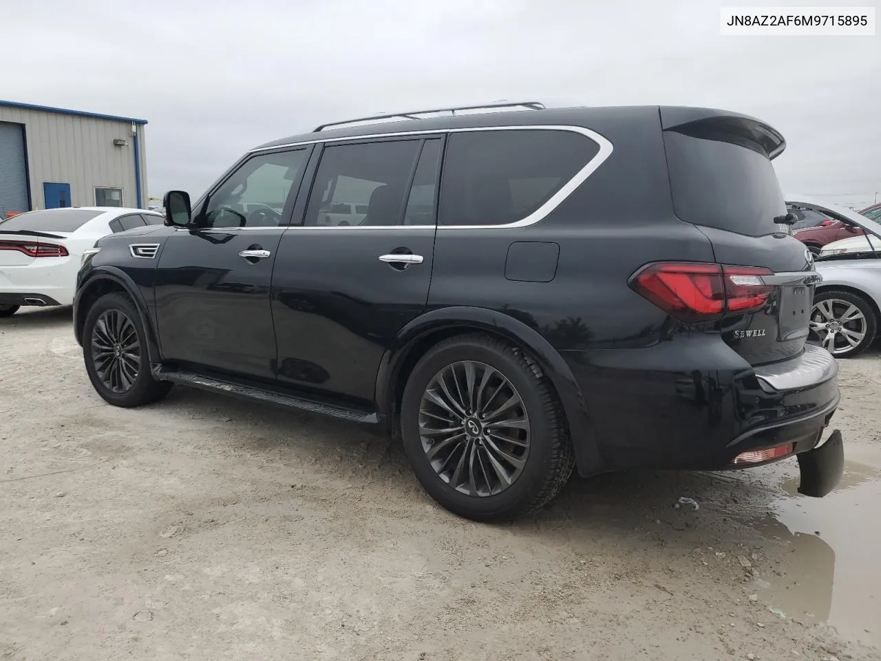 2021 Infiniti Qx80 Luxe VIN: JN8AZ2AF6M9715895 Lot: 72437294