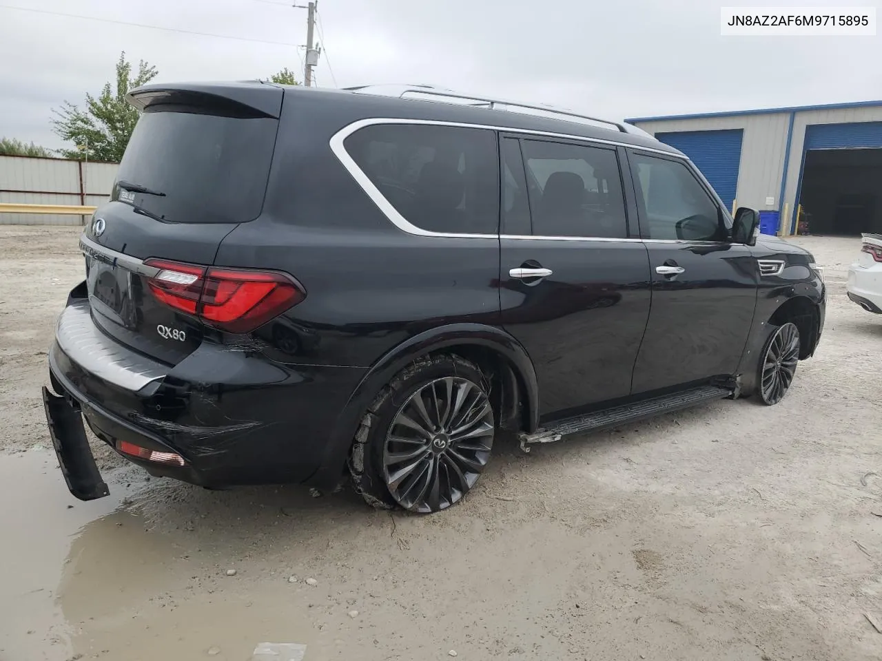 2021 Infiniti Qx80 Luxe VIN: JN8AZ2AF6M9715895 Lot: 72437294