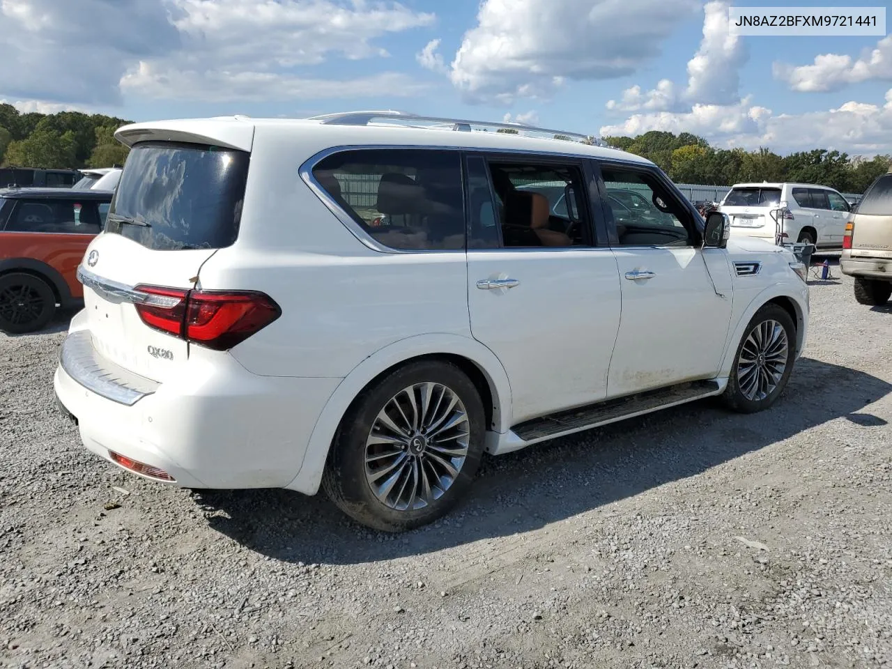 2021 Infiniti Qx80 Sensory VIN: JN8AZ2BFXM9721441 Lot: 74005874