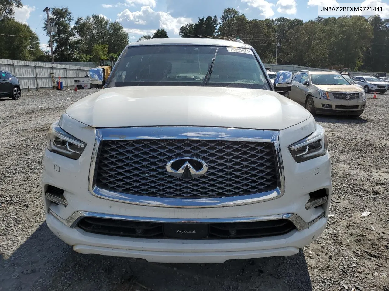 2021 Infiniti Qx80 Sensory VIN: JN8AZ2BFXM9721441 Lot: 74005874