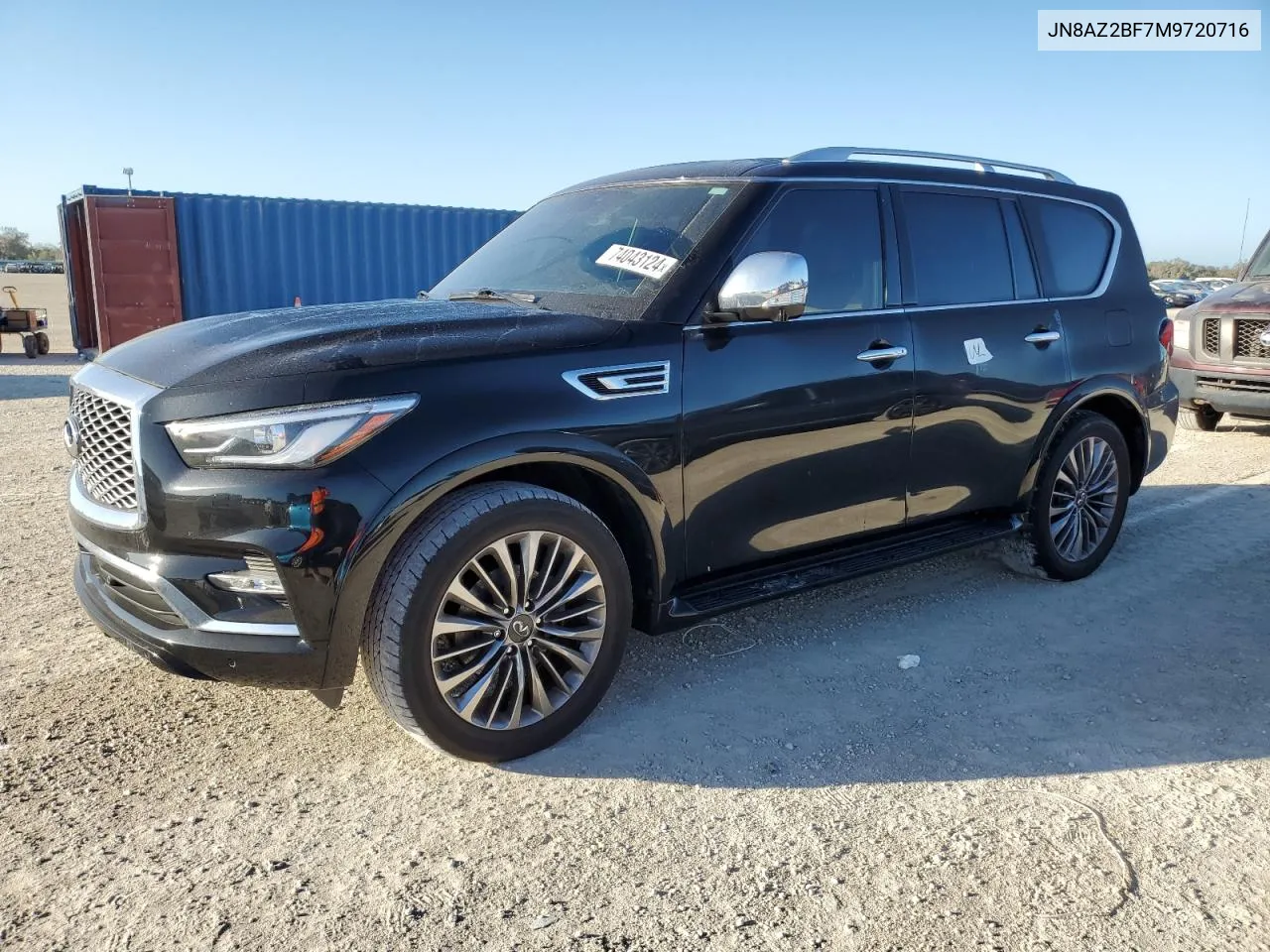 2021 Infiniti Qx80 Sensory VIN: JN8AZ2BF7M9720716 Lot: 74043124