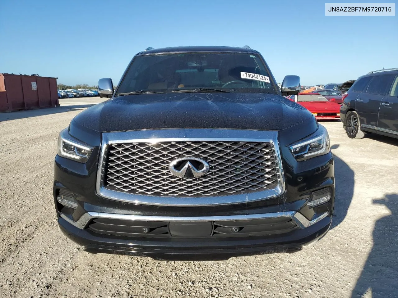 2021 Infiniti Qx80 Sensory VIN: JN8AZ2BF7M9720716 Lot: 74043124