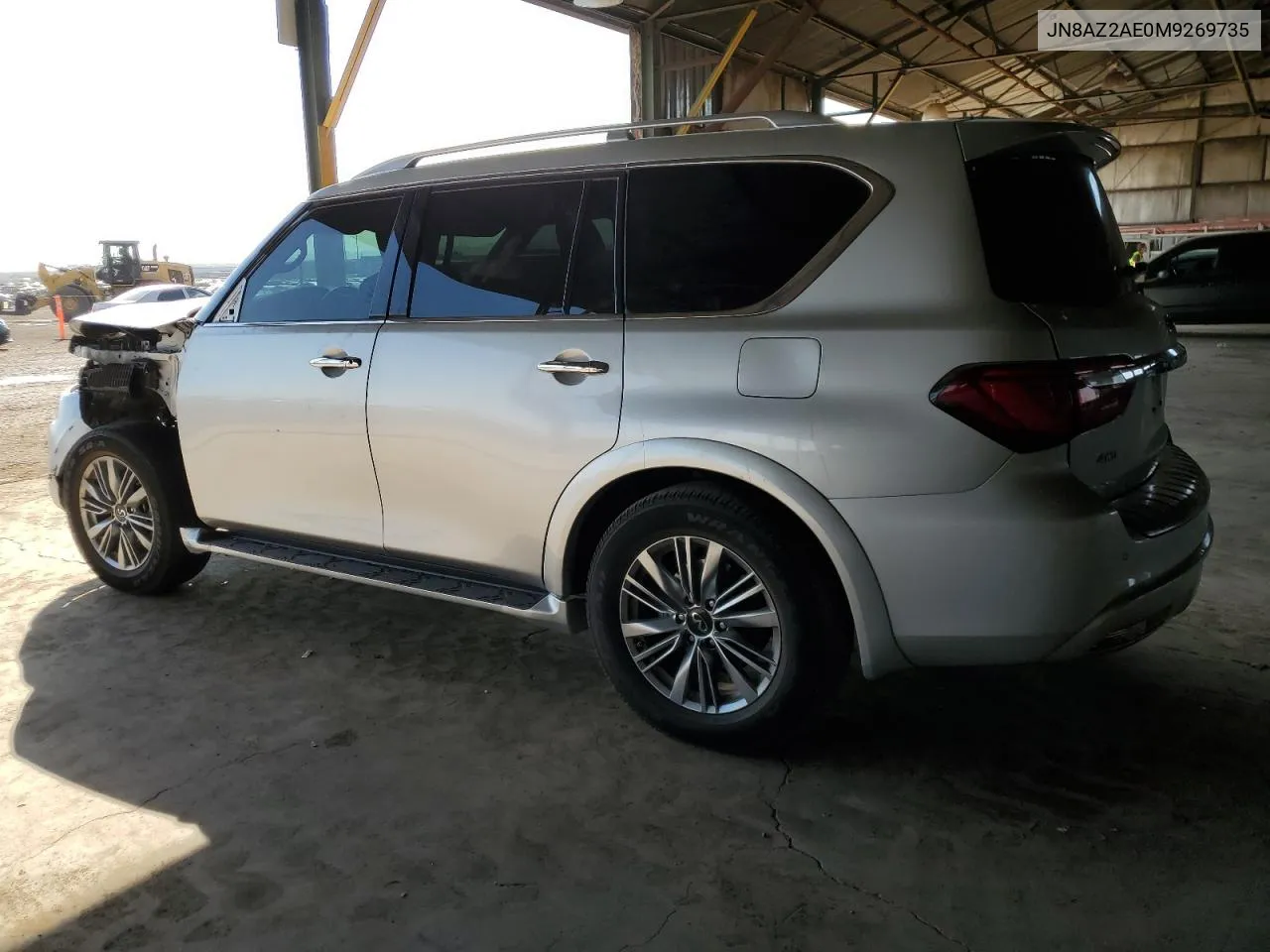 2021 Infiniti Qx80 Luxe VIN: JN8AZ2AE0M9269735 Lot: 75693784